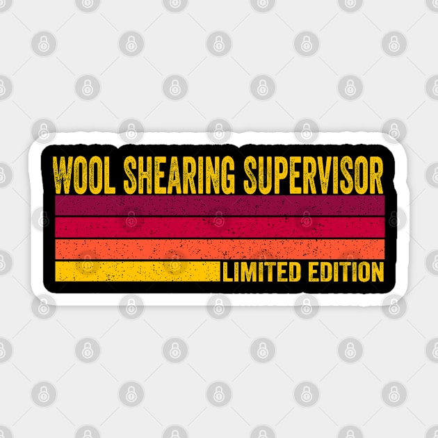 Wool Shearing Supervisor Sticker by ChadPill